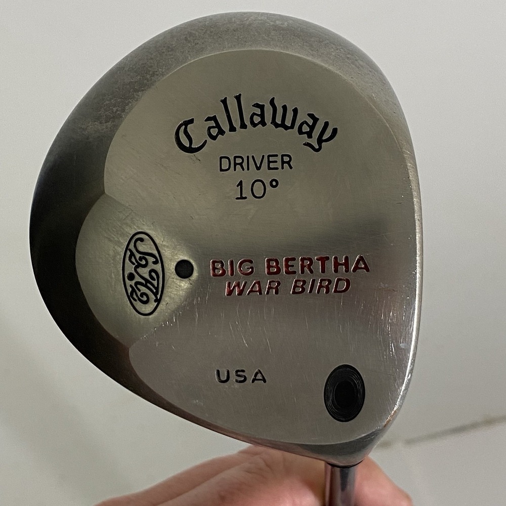 Callaway Driver 10° Big Bertha War Bird RH‎ RCH 90 Firm Flex Shaft 44" Made USA